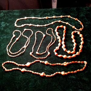 F-22 Sea Shell necklace lot